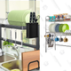 Soraken Dark Grey Over Sink Dish Drying Rack | $68 | Amazon
HEOMU Over The Sink Steel Dish Drying Rack | $54 | Amazon | Clip coupon